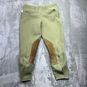 The‎ Tailored Sportsman Women Equestrian English Riding Breeches Sz 14 Fits 25"